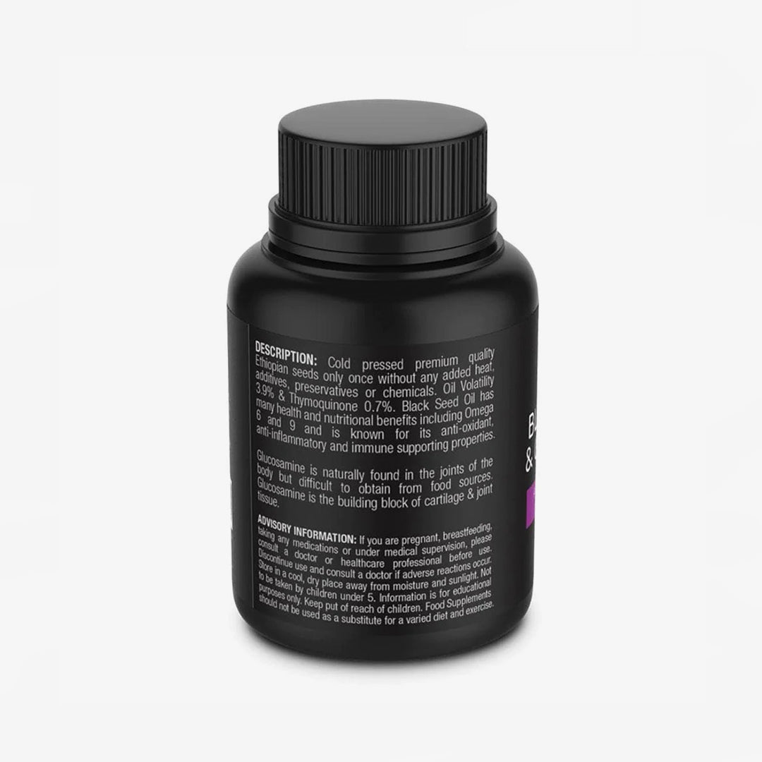 Nature's Blends Black Seed Oil & Natural Glucosamine Capsules
